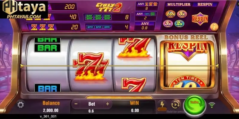 Crazy 777 Slot Features and Bonus Mechanics